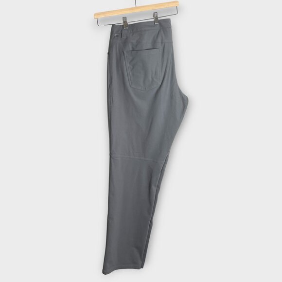 Lululemon ABC Pant Classic Warpstreme 40 x 33 Men's Asphalt Grey - Picture 4 of 7